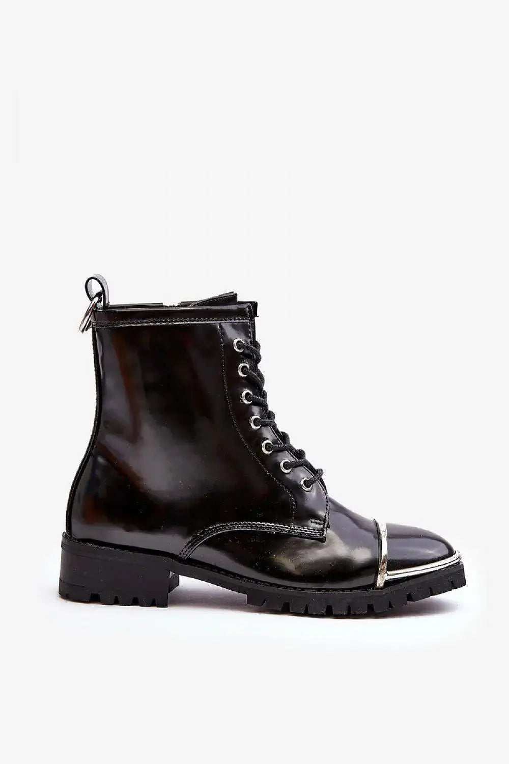 Step in style Classic black color rock boots