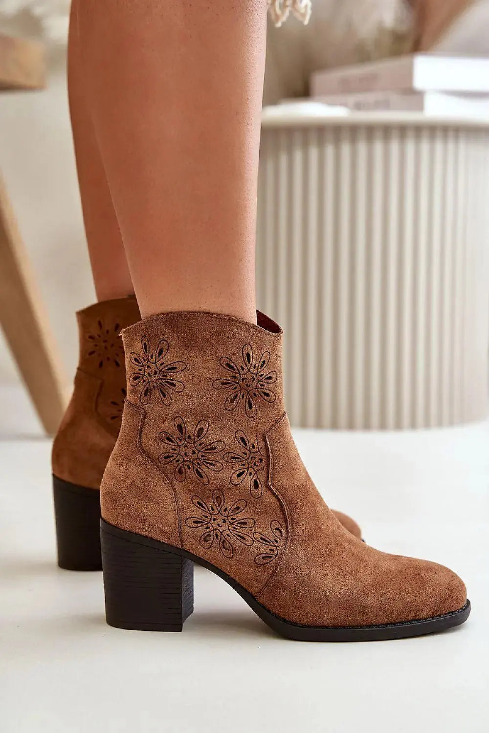 Step in style Women's ankle heel boots from the Jezzi brand