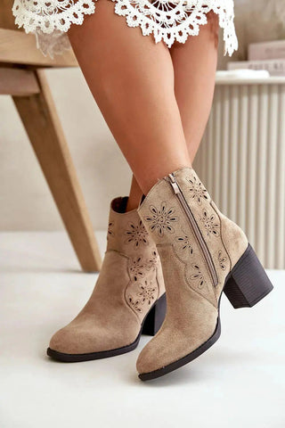Step in style Women's ankle heel boots from the Jezzi brand