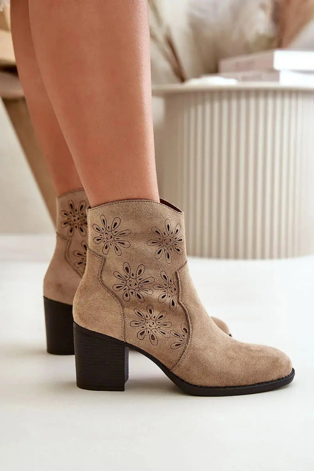 Step in style Women's ankle heel boots from the Jezzi brand