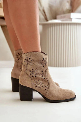 Step in style Women's ankle heel boots from the Jezzi brand