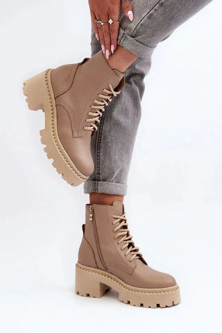 Step in style Women's natural leather boots