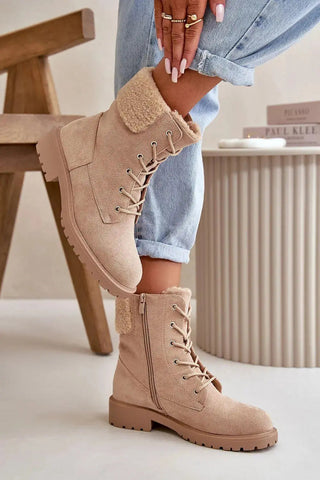 Step in style Women's soft eco suede ankle boots