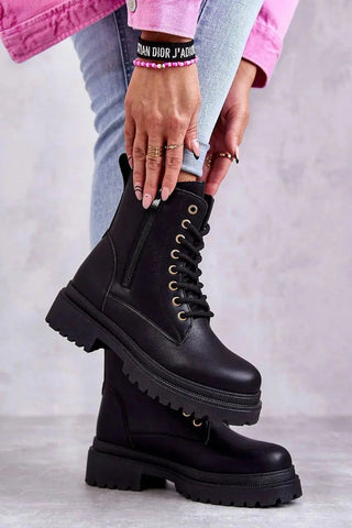 Step in style eco leather womens boots