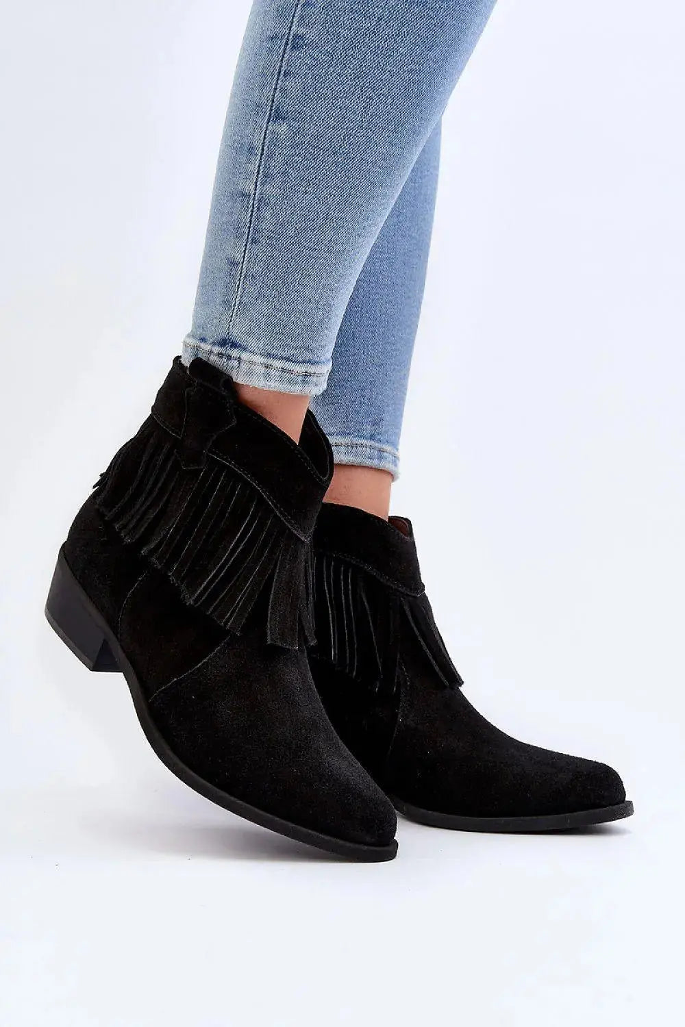 Step in style natural leather women's zipper boots