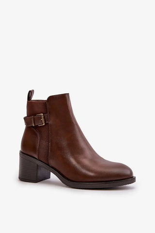 Step in style women's ankle boots made of eco leather