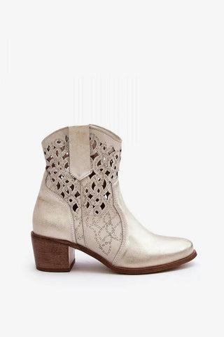 Step in style women's boots made of natural leather