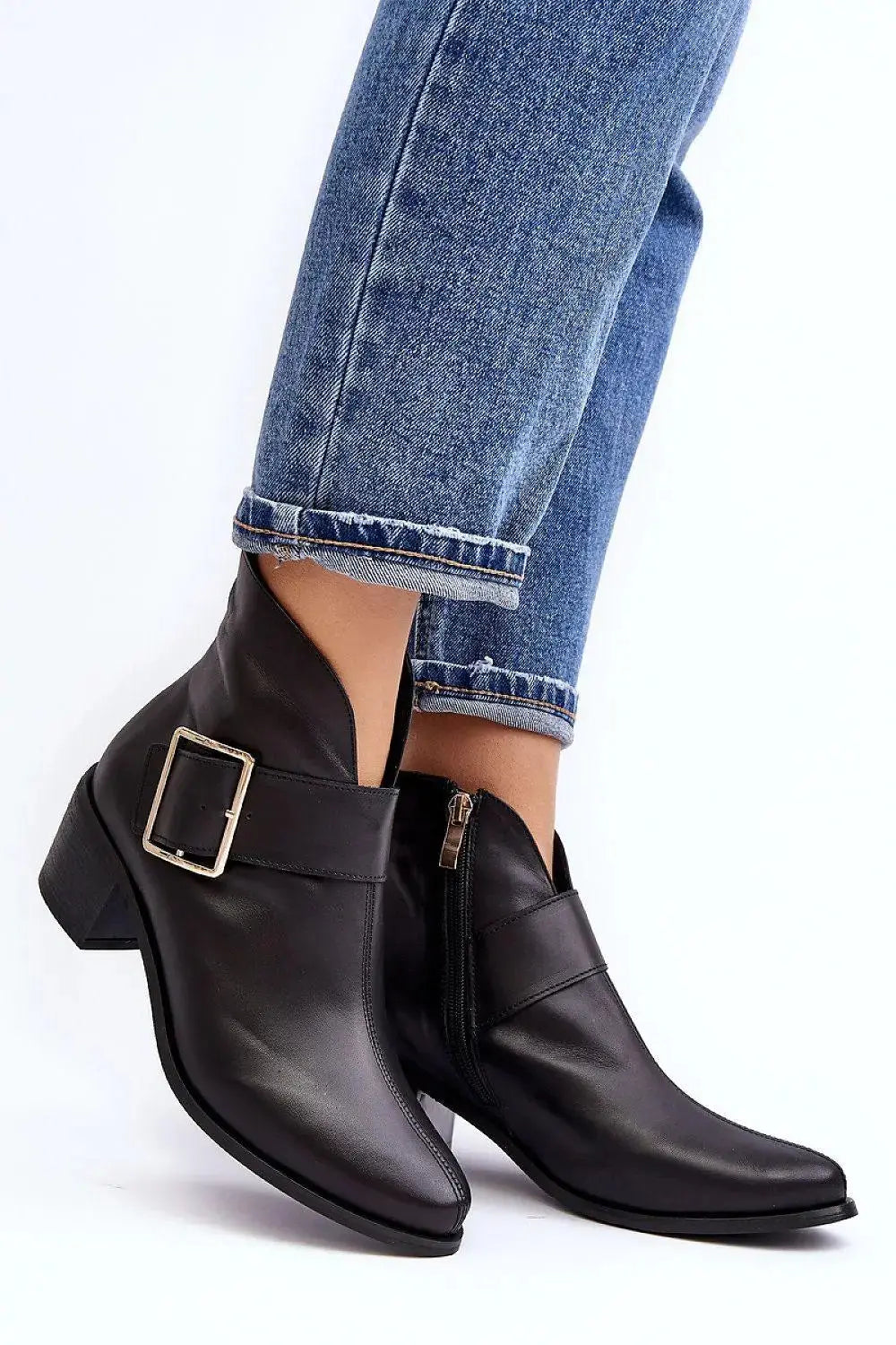 Step in style women's boots were made of high-quality natural leather