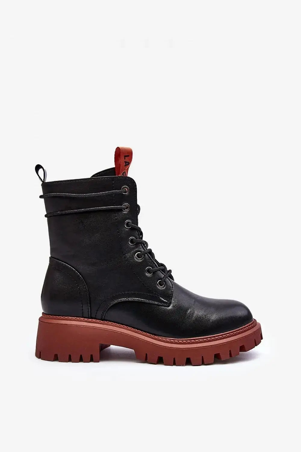 Step in style women's trapper shoes made of eco leather