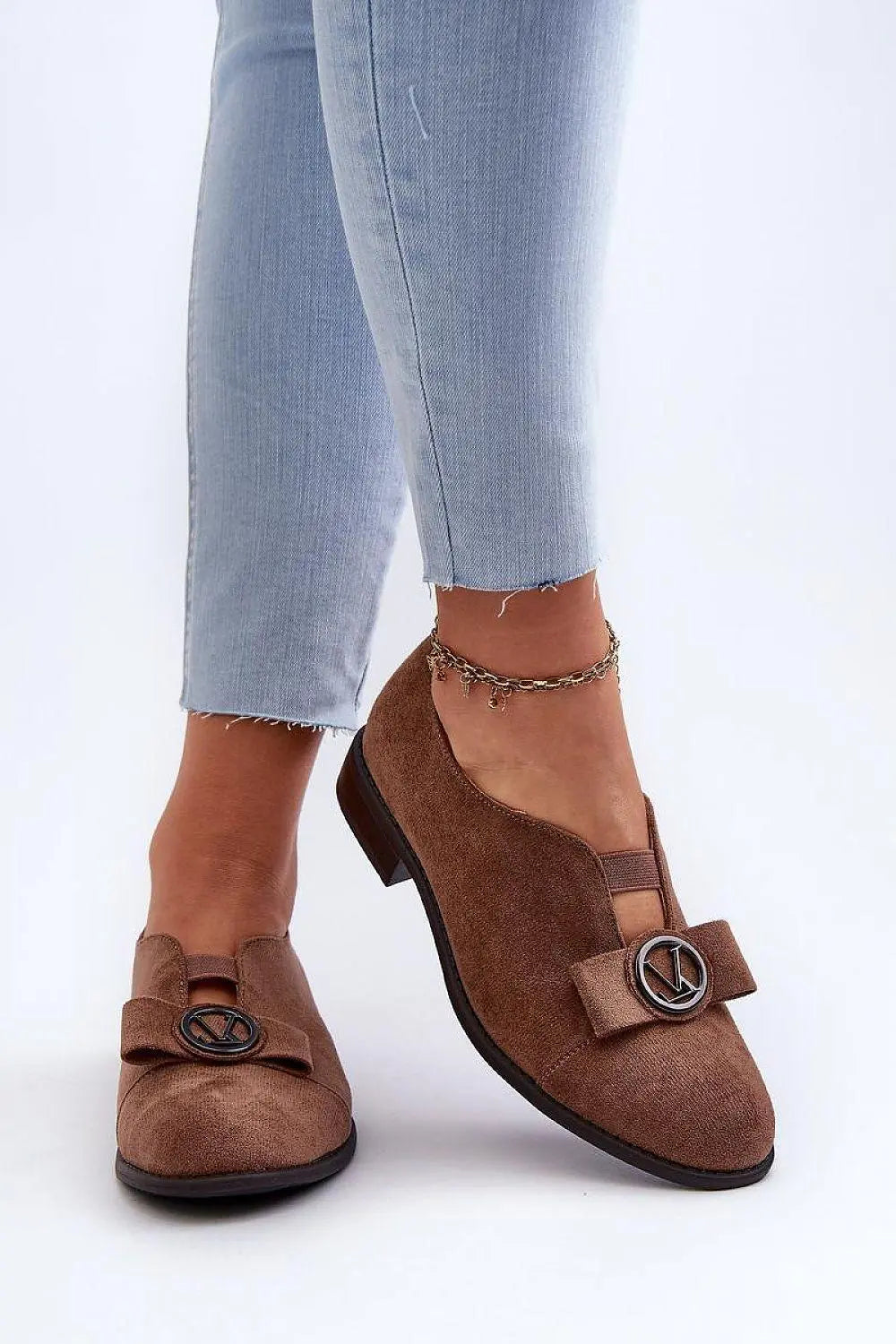 Step in style Women's semi-boots made of eco-suede