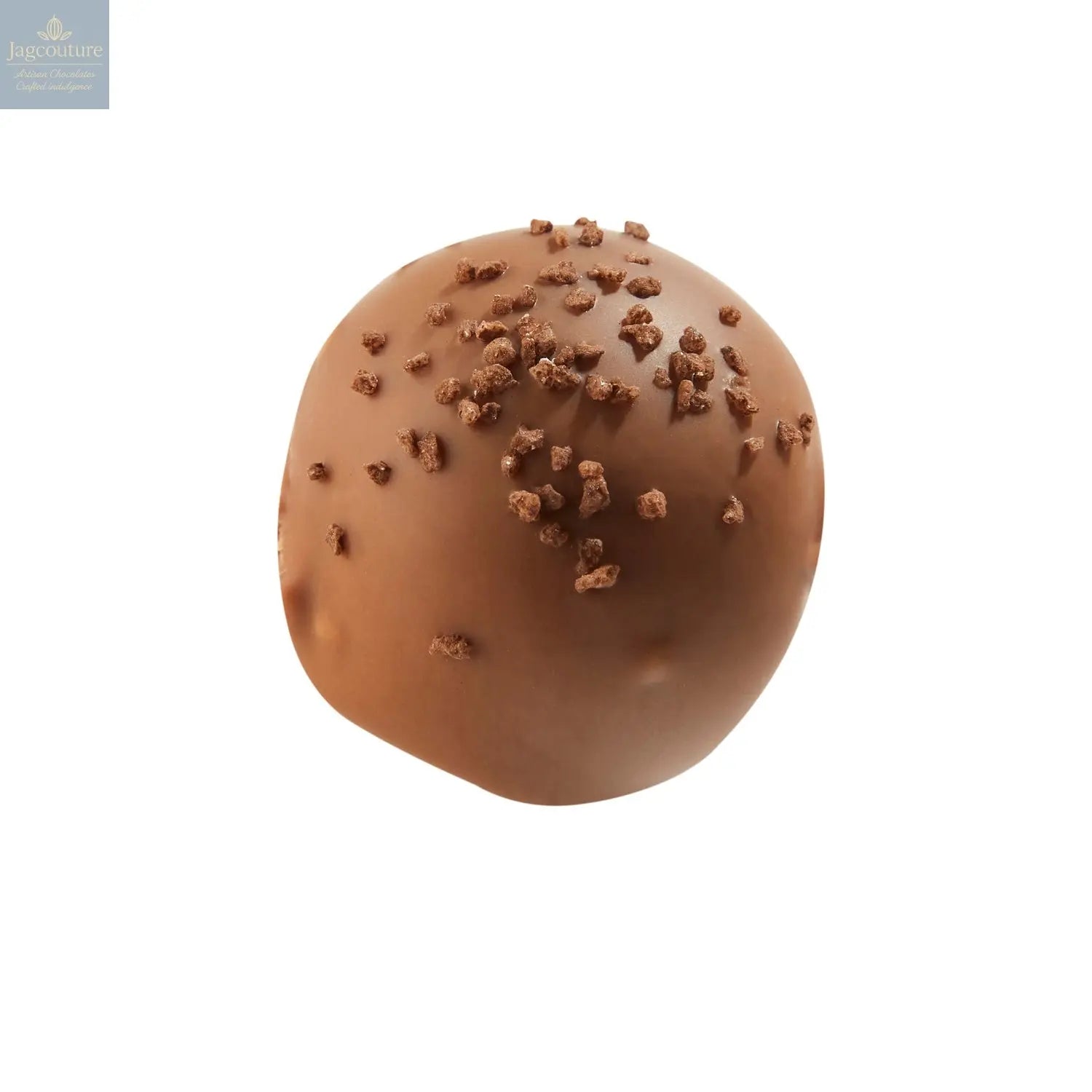 Stina - milk chocolate with a coffee caramel ganache 13.7g - Jag Couture Chocolates