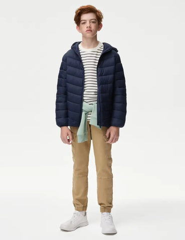 Stormwear™ Lightweight Hooded Padded Coat (6-16 Yrs)