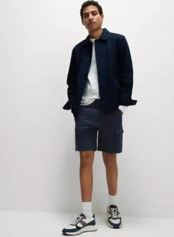 Straight Fit Stretch Cargo Short