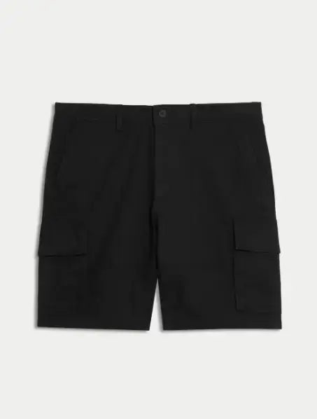 Straight Fit Stretch Cargo Short