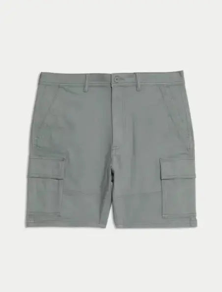 Straight Fit Stretch Cargo Short