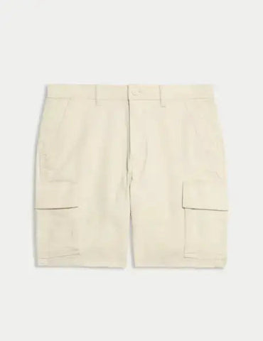 Straight Fit Stretch Cargo Short