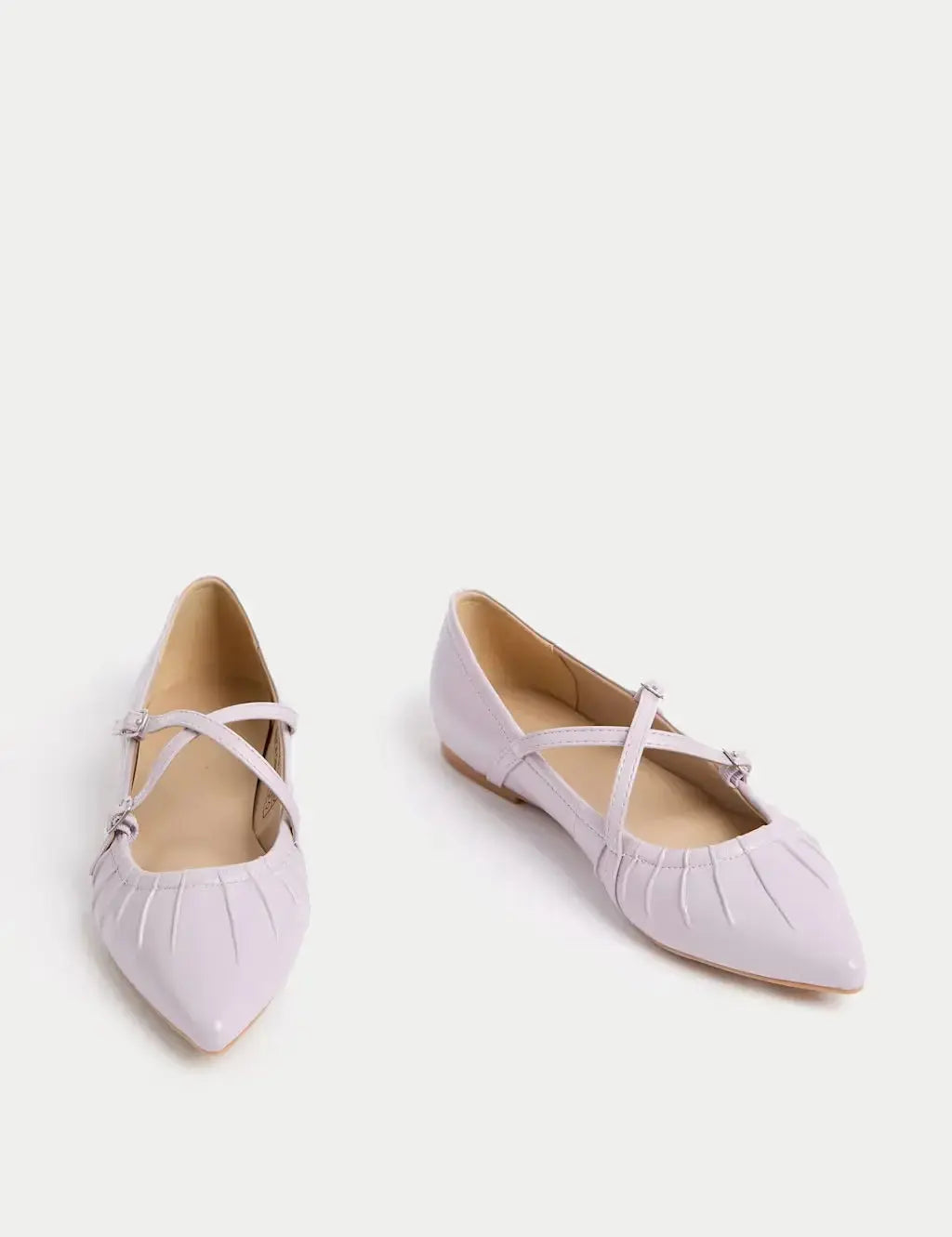 Strappy Pointed Ballet Pumps
