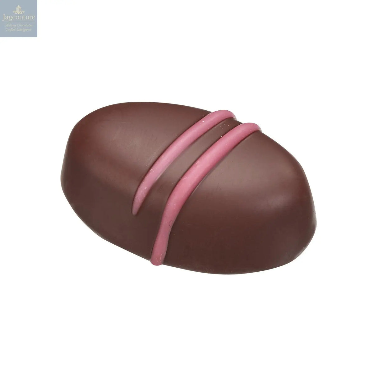 Strawberry fondant cream - enrobed in dark chocolate 10g - Jag Couture Chocolates