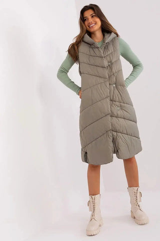 Sublevel Quilted insulated vest with hood