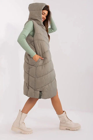 Sublevel Quilted insulated vest with hood