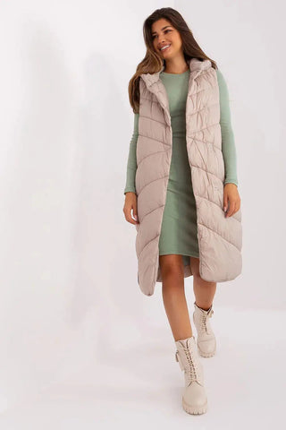 Sublevel Quilted insulated vest with hood