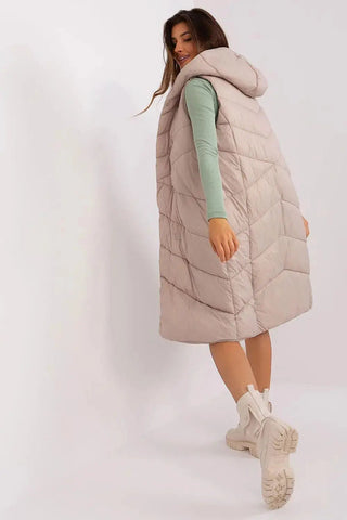 Sublevel Quilted insulated vest with hood
