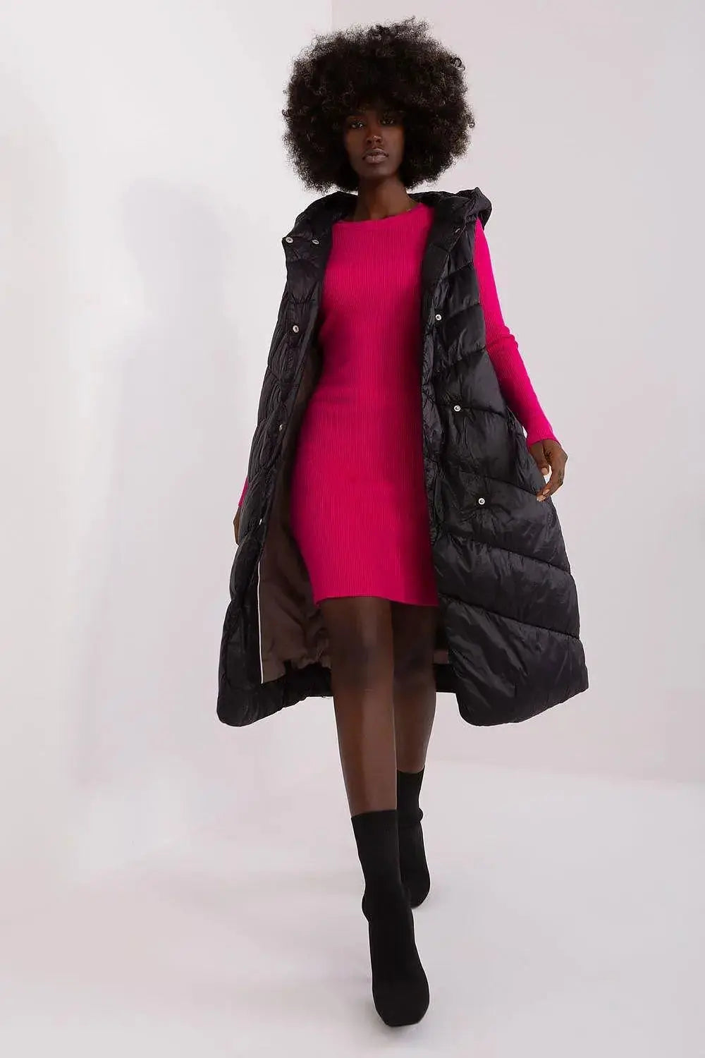 Sublevel Quilted insulated vest with hood