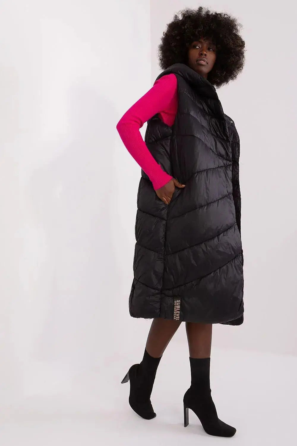 Sublevel Quilted insulated vest with hood