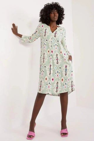 Sublevel fashionable soft and breathable viscose daydress