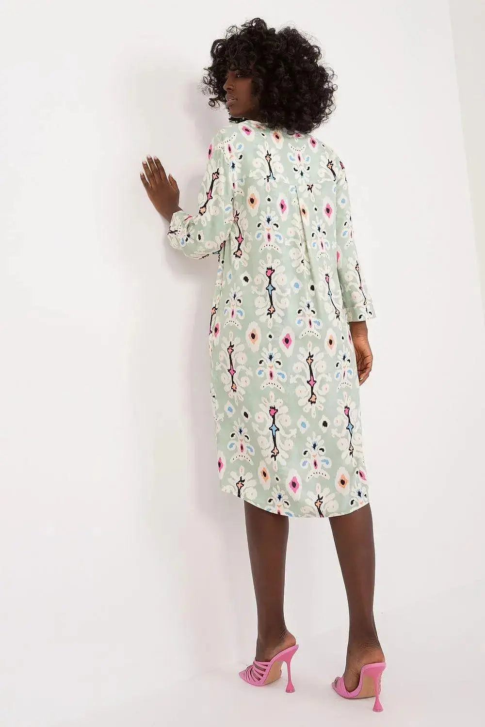 Sublevel fashionable soft and breathable viscose daydress