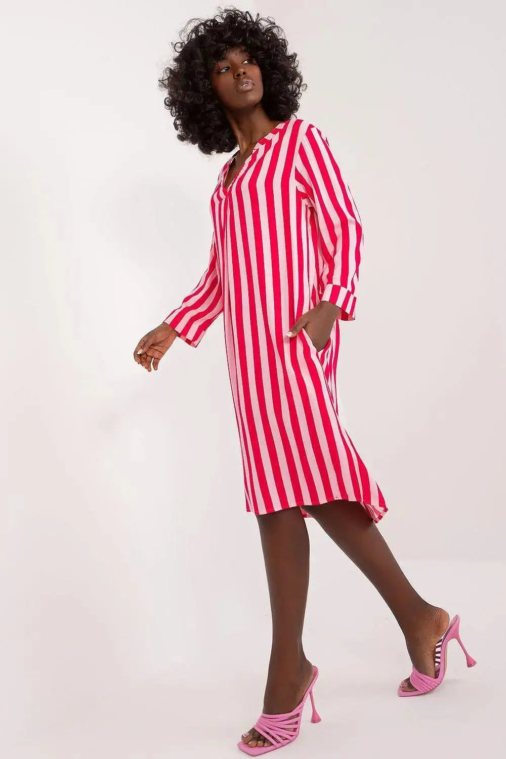 Sublevel fashionable soft and breathable viscose daydress