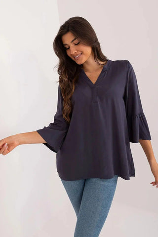 Sublevel high-quality viscose casual style blouse