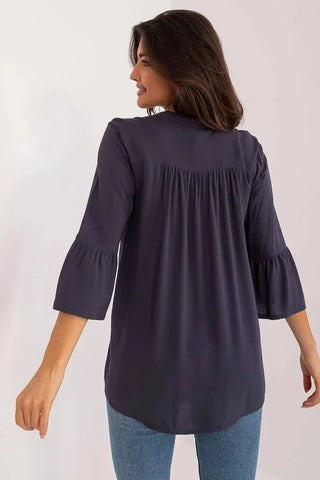 Sublevel high-quality viscose casual style blouse
