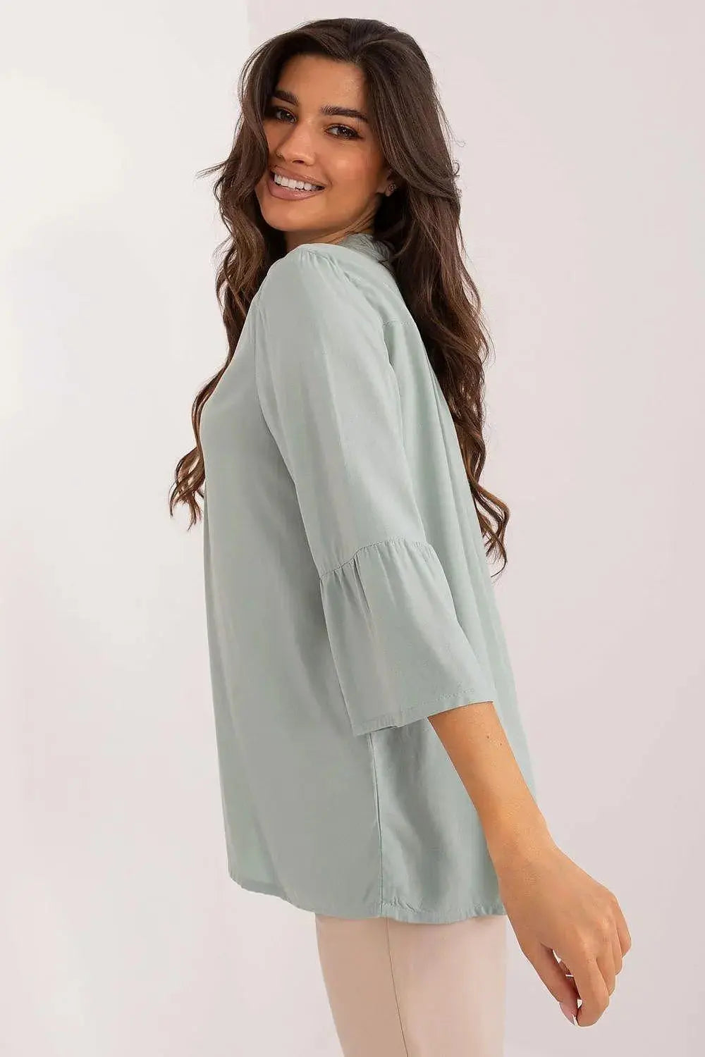 Sublevel high-quality viscose casual style blouse