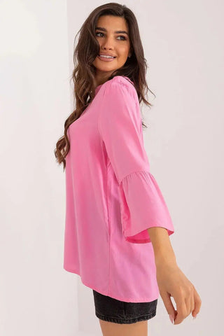 Sublevel high-quality viscose casual style blouse