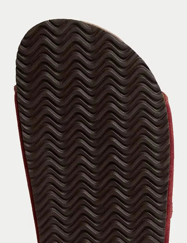 Suede Slip-On Corkbed Sandals