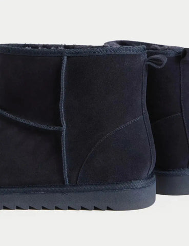 Suede Slipper Boots with Freshfeet™