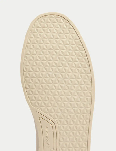 Autograph Suede White Sole Lace Up Loafers