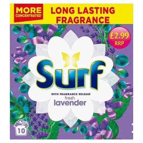 Surf LAUNDRY POWDER Lavender 500 G 10 Washes (Case of 7)