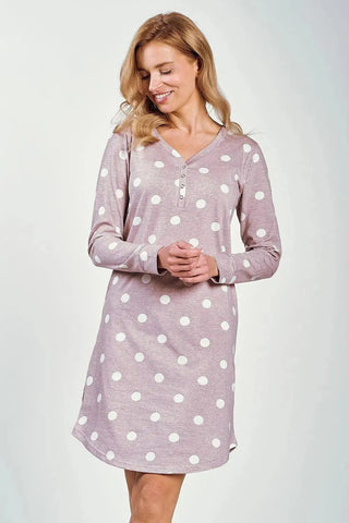 Taro V neckline and loose  nightgown