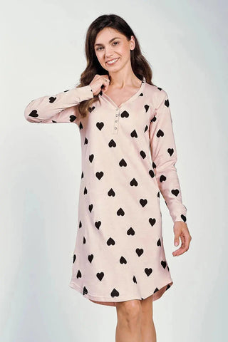 Taro V neckline and loose  nightgown
