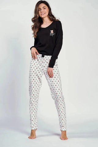 Taro long-sleeved blouse and pants pyjama