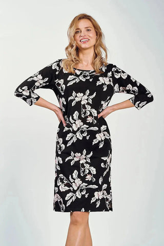 Taro semi-circular neckline Nightshirt