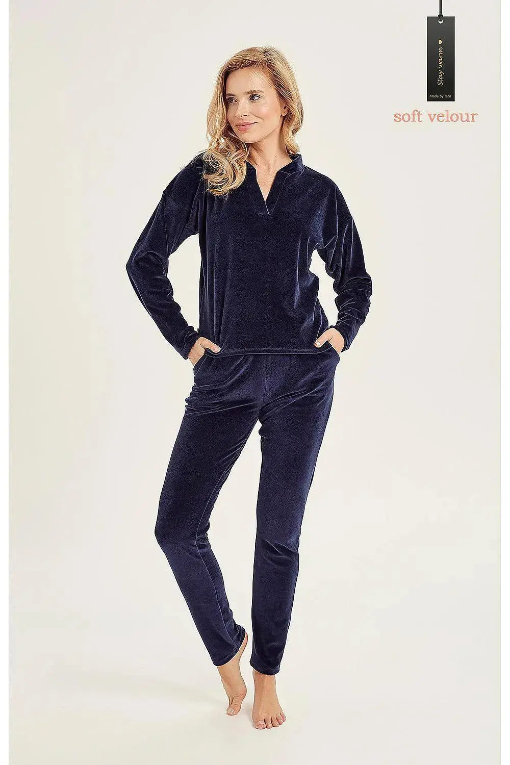 Taro warm velour womens tracksuit