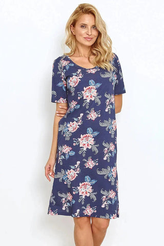 Taro womens navy blue shirt