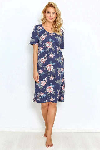 Taro womens navy blue shirt
