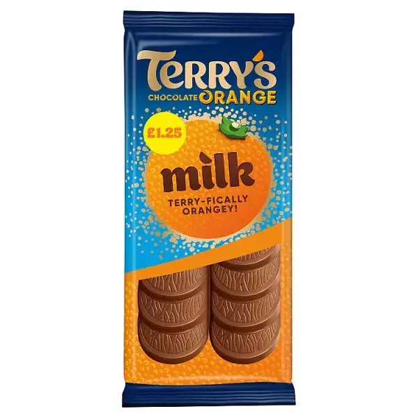 Terry's Chocolate Orange Bar Milk 90g (Case of 19)