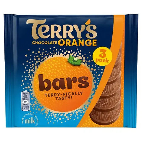 Terry's Chocolate Orange Bars 3 x 35g (105g) (Case of 16)