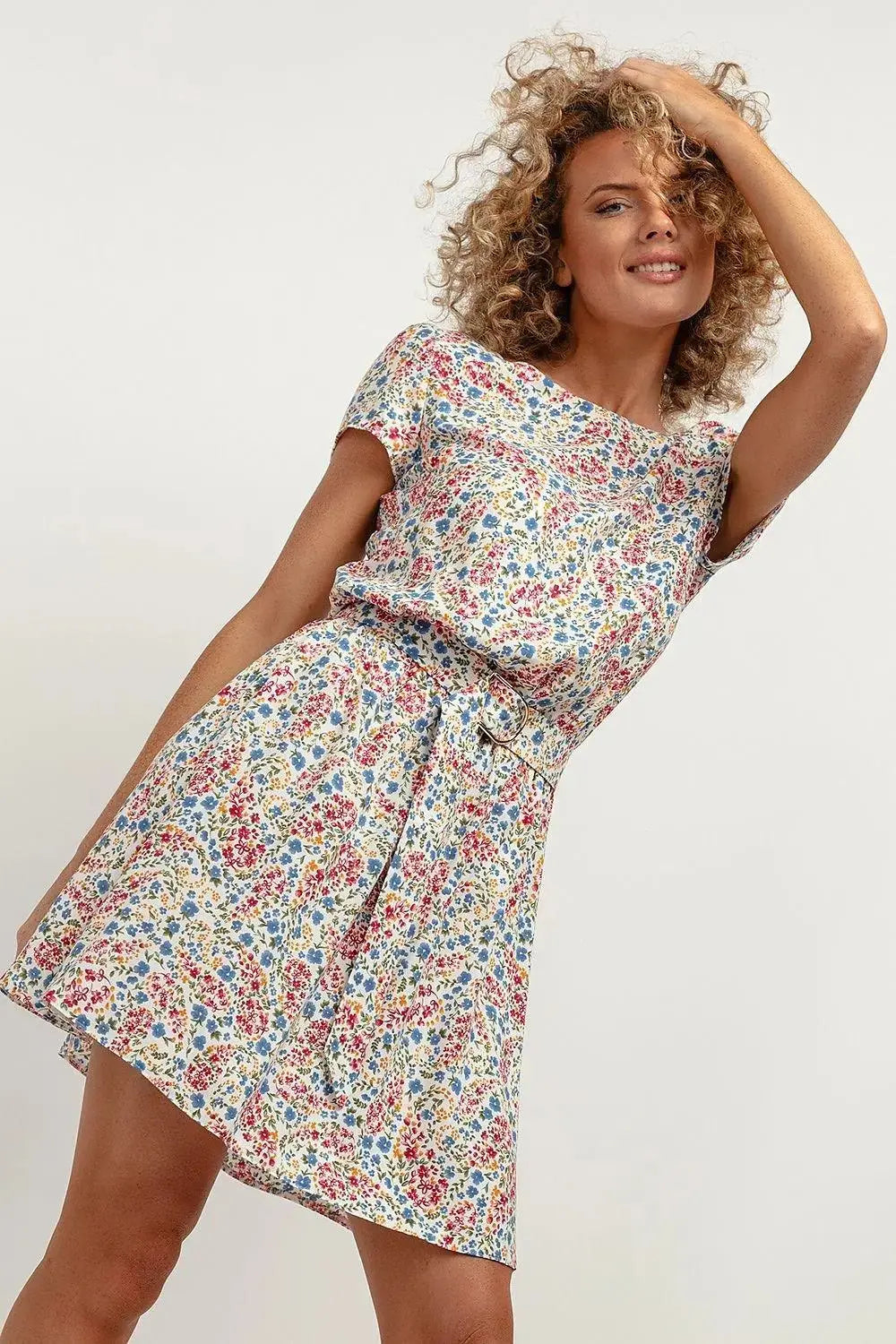 Tessita beautiful loose cut, kimono dress
