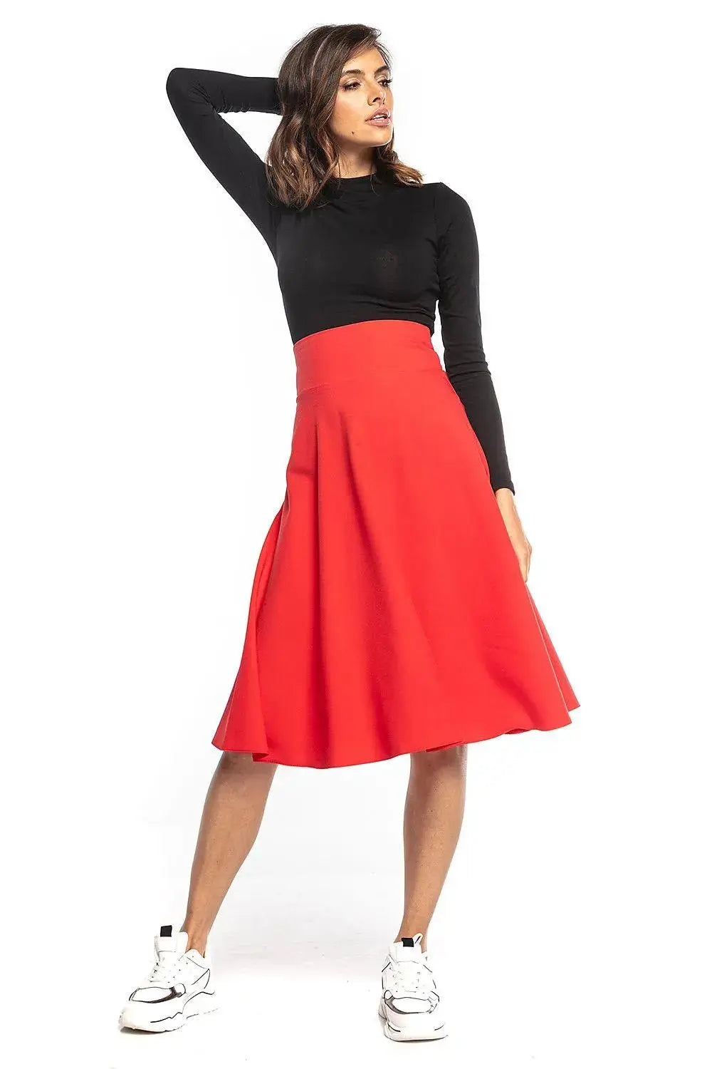 Tessita high waist midi skirt